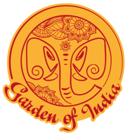 Garden of India logo.